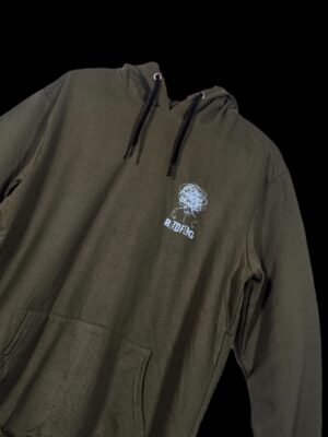 OLIVE GREEN CHAOS HOODIE